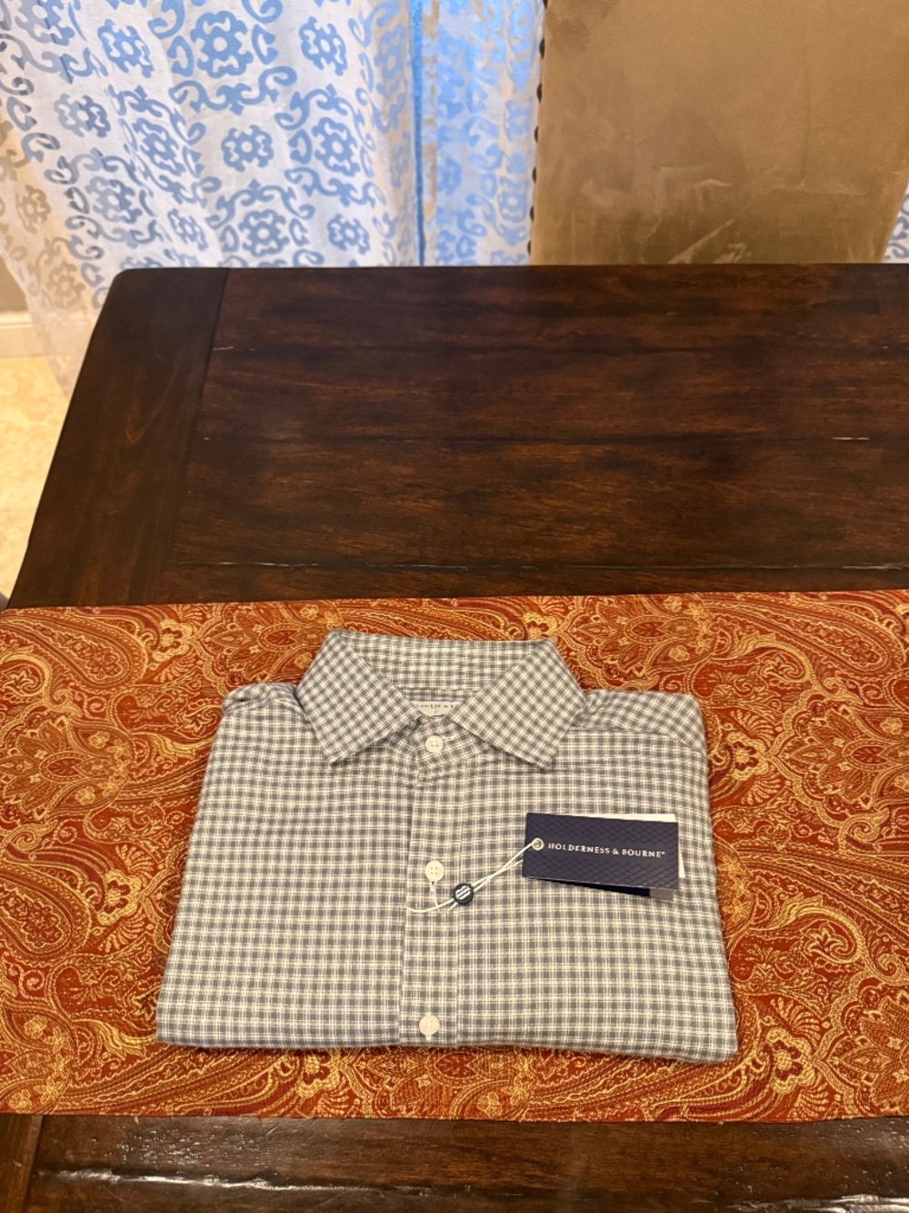 Holderness & Bourne Men's Large Ivy The McColl Shirt MSRP $155